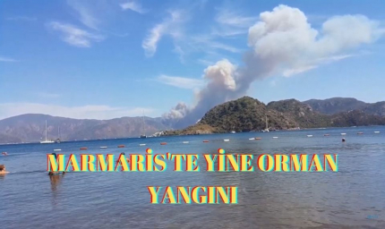 Marmaris Yalancı Boğaz'da orman yangını 21 Eylül 2022